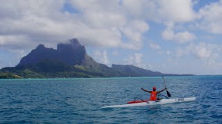 Exploring Tahiti  paddling travel adventure to Bora Bora [upl. by Elayor]