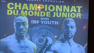 BAKARY SAMAKE ARÈNA DE GAGNY CHAMPIONAT DU MONDE IBF Junior [upl. by Summer]