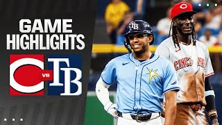 Reds vs Rays Game Highlights 72824  MLB Highlights [upl. by Lanahtan]