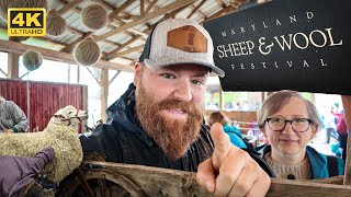 Exploring the LARGEST Sheep amp Wool Festival in the USA [upl. by Htebasile]