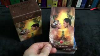 Arcanum Tarot Flip Through [upl. by Eimrots]