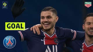 Goal Mauro ICARDI 24 PARIS SAINTGERMAIN OLYMPIQUE DE MARSEILLE  PARIS SAINTGERMAIN 02 2021 [upl. by Trevor]