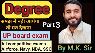 Degrees of comparison part 3 airforce Navy NDA all competitive exams by MK Sir [upl. by Irreg]