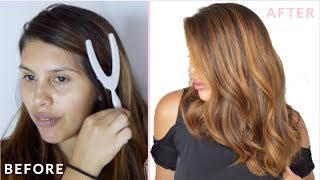 AT HOME BALAYAGE Madison Reed Balayage Kit Review [upl. by Gnous609]