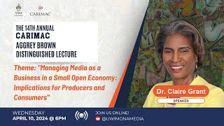 CARIMAC Aggrey Brown Distinguished Lecture [upl. by Abla]