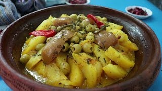 MOROCCAN TAGINE CHICKEN POTATO AND OLIVES [upl. by Jackelyn]