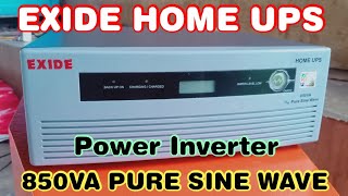 Exide Home UPS Review amp Details 850VA  Pure Sine Wave  Power 12 Volts Interver [upl. by Humo]