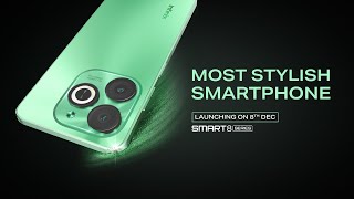 Infinix Smart 8HD  Segments 1st 90Hz PunchHole Magic Ring 5000mAh Battery  Launching 8th Dec [upl. by Abbott]