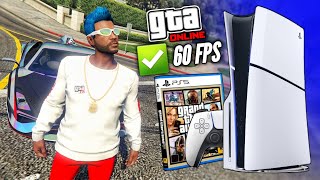 TESTANDO o GTA 5 ONLINE a 60 FPS no PS5 [upl. by Htebasil]