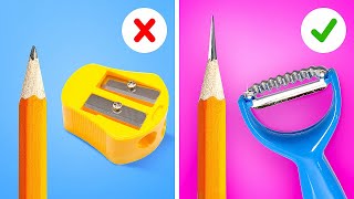 BACK TO SCHOOL HACKS AND CRAFTS  Funny School Pranks [upl. by Sheffield850]