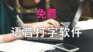 免费电脑语音打字软件，语音打字输入法，会说话就会打字 [upl. by Howlond]