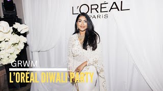 GRWM for a Loréal Diwali Party  Vithya Hair and Makeup [upl. by Angeline22]