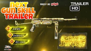 Next mp40 gun skill trailers in freefire  lightning strike gun skill trailers HD  vedapu gaming [upl. by Tani960]