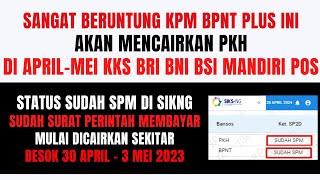 KELOMPOK BPNT PLUS PKH INI BERUNTUNG AKAN MASUK SALDO DI APRIL MEI KKS BRI BNI MANDIRI POS [upl. by Aidnyc]