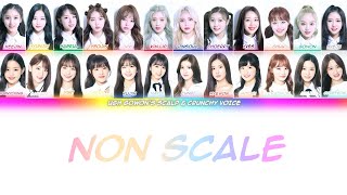 HOW WOULD LOONA x IZONE SING  Non Scale by TripleS  Color Coded Lyrics HanRomEng [upl. by Enyleve]