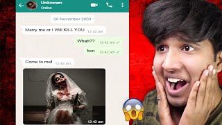 SCARIEST WHATSAPP CHAT YOU HAVE EVER SEEN 😱 [upl. by Esnofla]