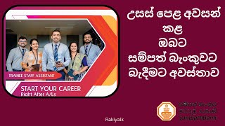 Sampath Bank Trainee Staff Assistant 2024 [upl. by Ynot646]