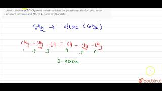 Compound A C6H12 gives a positive test with bromine in carbon [upl. by Seravart]