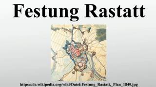 Festung Rastatt [upl. by Ethban]