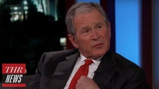 George W Bush Cant Remember Whether He or SNL Came Up With quotStrategeryquot  THR News [upl. by Aime]