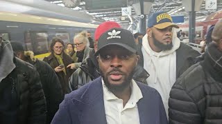 Heritier Wata Azui Problème à Bruxelles Gare du Midi Tomber Botala Accueil Ba Spiritas Ba Danseuses [upl. by Bonnette]