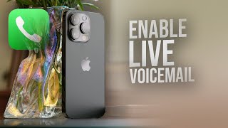 How to Enable Live Voicemail on iPhone tutorial [upl. by Cox]