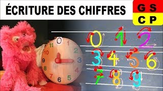 Les chiffres et signes en maternelle gs et cp  Compter et tracer [upl. by Nandor90]