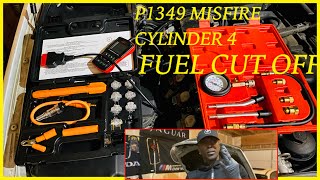 P1349 MISFIRE CYLINDER 4 FUEL CUTOFF E46 BMW 325XI DIY [upl. by Glynnis]