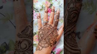 shorts easy and simple Arabic mehndi design [upl. by Manville458]