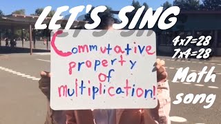 Commutative Property Of Multiplication song [upl. by Neo]