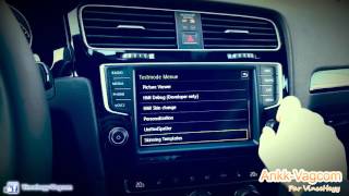 GOLF 7 5G  GREEN MENU ENGENEER MODE DISCOVER PRO V2 BY VCP [upl. by Garbers488]