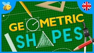 Learning Geometric Shapes  Educational Videos [upl. by Ardiekal]