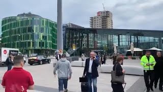 Von Polizei niedergeschossen  Mann wollte Malmöer Bahnhof sprengen [upl. by Lelia338]