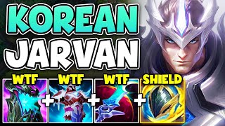 THIS KOREAN JARVAN BUILD IS DESTROYING TOP LANE THESE ITEMS ARE BROKEN [upl. by Acirne]