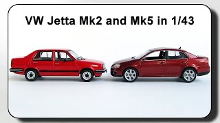 VW Jetta Mk2 and Mk5 in 143 scale [upl. by Zat321]