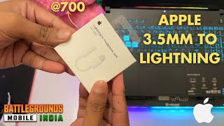 Apple Lightning to 35 mm Headphone Jack Adapter Unboxing and Review  Iphone Headphone Connector [upl. by Leavitt668]