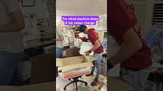 Pre ink Stamp Making Machine Demo stampmachine stampfactory viralshorts [upl. by Aciraa135]