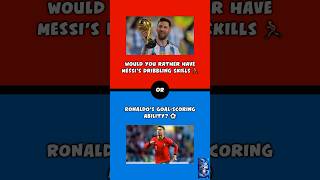 Would You Rather Football Legends Edition  Messi vs Ronaldo Beckham vs Pirlo ⚽ [upl. by Adnuhs]