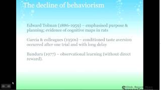 The decline of behaviourism [upl. by Ertnod]