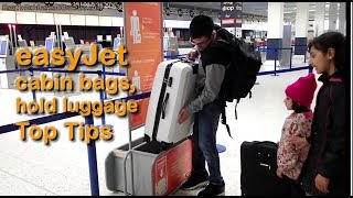 EasyJet Cabin Bags and Hold Luggage Top Tips to Board with Your Bags [upl. by Hwu]