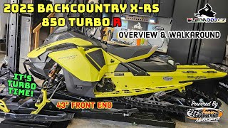 2025 SkiDoo Backcountry XRS 850 Turbo R  Overview and Walkaround  43quot RAS RX Front End [upl. by Yerrot934]