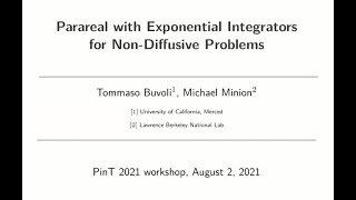 Parareal with Exponential Integrators [upl. by Penoyer156]