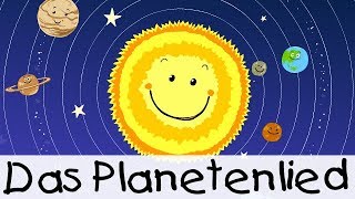 💡 Das Planetenlied  Kinderlieder zum Lernen [upl. by Masterson]