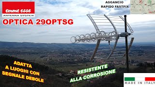 Problemi di segnale debole o assente in TV allora prova lantenna Emme Esse Optica 29OPTGS [upl. by Koenig]