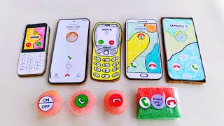 NOKIA 120 VIVO NOKIA 1330 SAMSUNG S5 SAMSUNG S22 incoming call with button in apem amp layer cake [upl. by Burnie398]