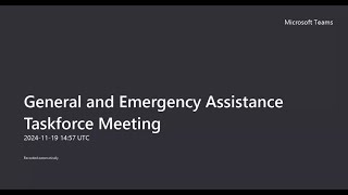 General Assistance Emergency Housing Task Force Meeting  November 19 2024 PART 2 [upl. by Berna]