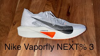 Nike Vaporfly NEXT 3  Erster Eindruck [upl. by Devinne818]