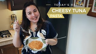 EASY CHEESY TUNA PASTA RECIPE  Marjorie Barretto [upl. by Pare]