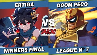 Ertiga Pit Sombrio vs Doom Peco Capitan Falcon  Smacho League  7  Winners Final  131024 [upl. by Neuburger]