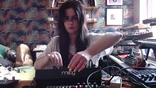 Ambient techno jam sequencing with the Moog Mother 32 [upl. by Orlosky]